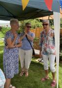 Janet, Karen & Anto: a spot of shade