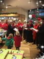Carols at Waterstones in Exeter in aid of Exeter Leukaemia Fund