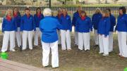 Jubilee - singing away on the quayside