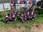 Jubilee bike in full regalia