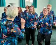 Trudy getting into the song